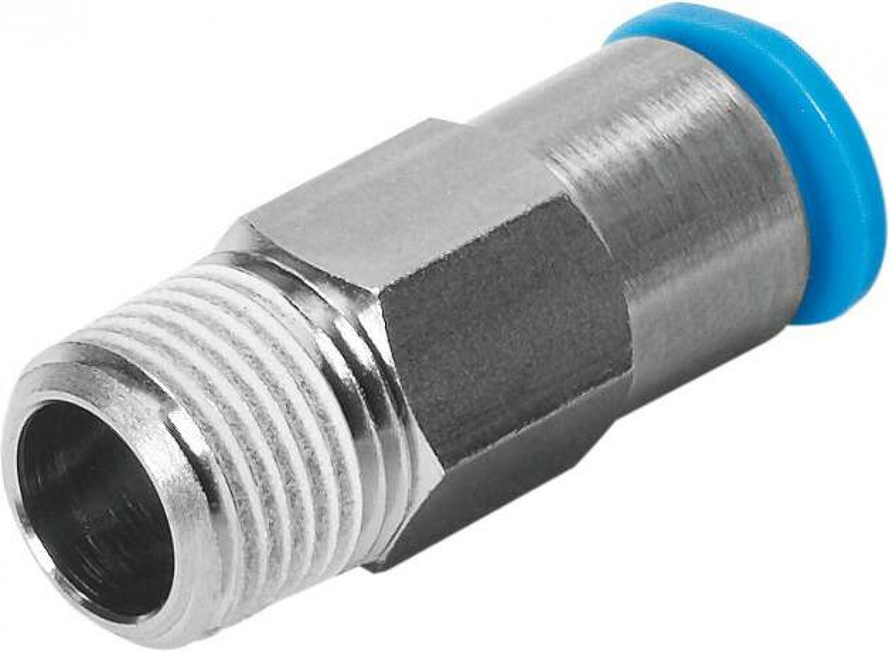 QSK-1/4-6 Цанговый штуцер с резьбой, самозапирающийся