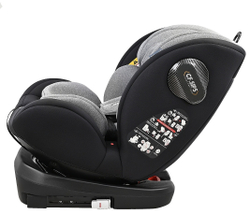 Pituso Удерживающее устройство для детей 0-36 кг Roys, Dark grey+black Inlay/Темно-серый+черн вклад