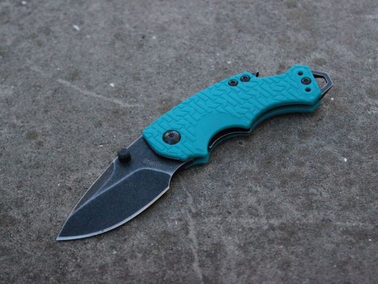 Складной нож KERSHAW Shuffle 8700TEALBW c клинком из стали 8Cr13MoV, рукоять GRN