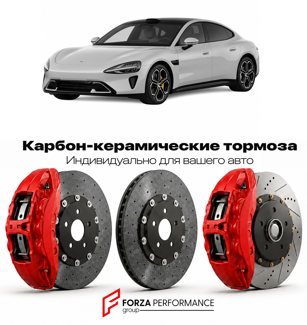 Карбон-керамическая тормозная система для Xiaomi SU7 Ultra 2025-2026 Сяоми