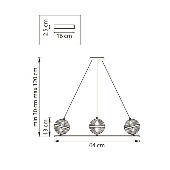 Люстра подвесная Acrile G9 Lightstar 737063