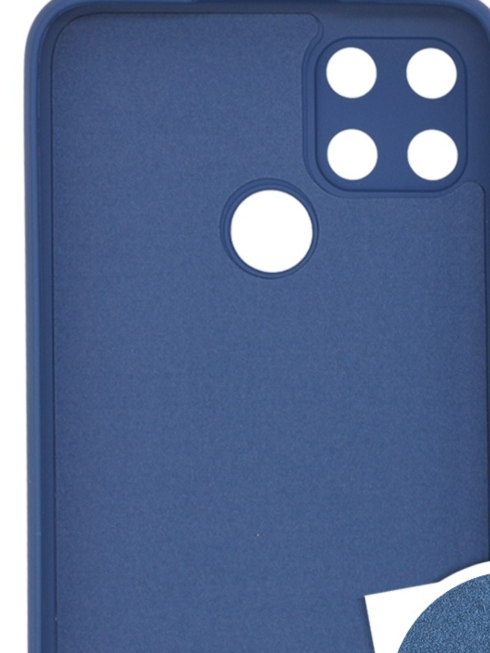 Накладка Realme C21Y силикон Blue