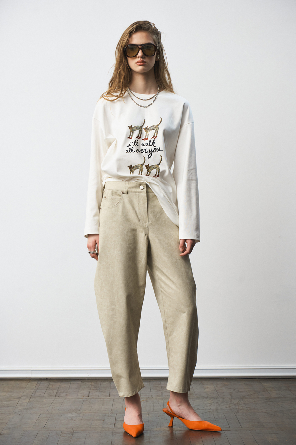 Джинсы 1293 песочный