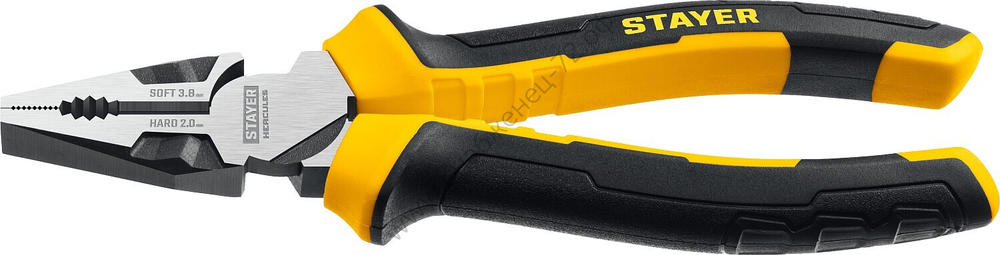STAYER Hercules 200 мм, Комбинированные плоскогубцы (2203-1-20)