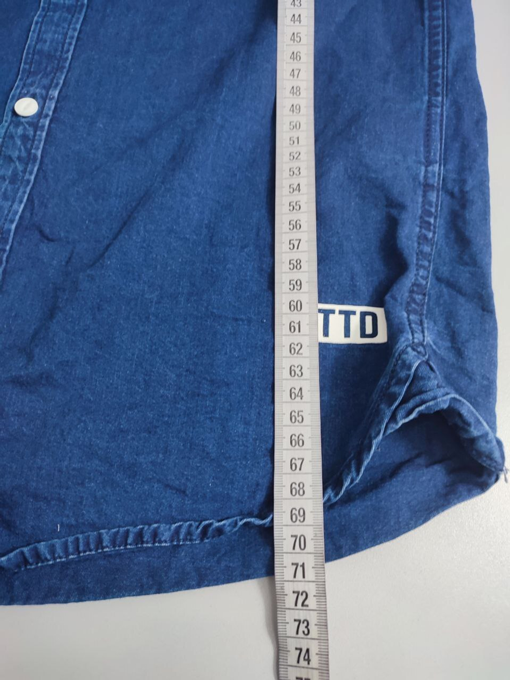 Рубашка Tom Tailor джинсовая 48 размер