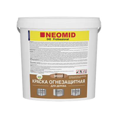 Огнебиозащитная краска для дерева NEOMID WOOD 040