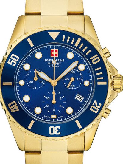 С браслетом Мужские наручные часы с браслетом Swiss Alpine Military 7053.9115
