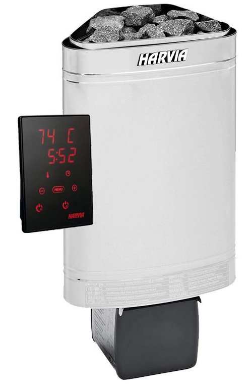 HARVIA Электрическая печь Delta D36XE, нержавеющая сталь, выносной пульт в комплекте, артикул HD364XE