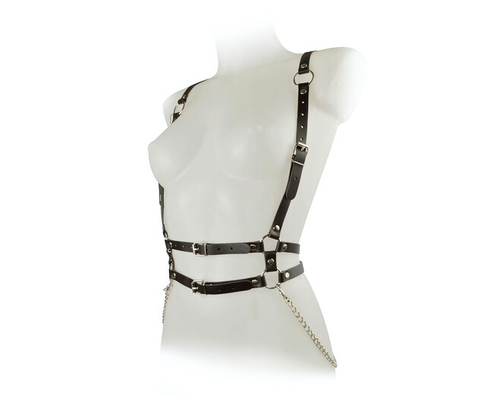 Кожаная портупея 44-48 (Цвет: черный)