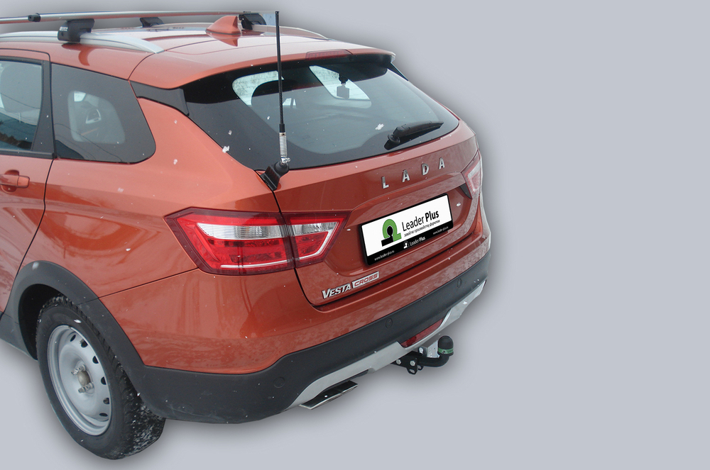 Фаркоп Лидер-Плюс для LADA VESTA (седан,универсал) 2017- с электрикой (Smart) и сертифкатом арт.(T-VAZ-44A)