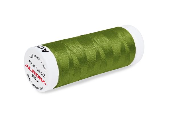 Нитки для креативных работ Aurora №120, 300 м, цв. PF214, 5 катушек