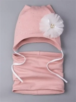 Шапка детская и снуд для девочки на осень