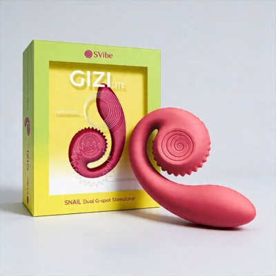 Двойной стимулятор точки G SVibe Snail GIZI Lite dragonfruit (розовый)