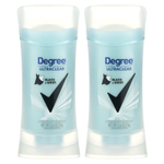 Degree, UltraClear, черный + белый, дезодорант-антиперспирант, 2 шт. в упаковке, 74 г (2,6 унции)