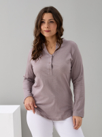 Блузка БЛ-22/темнобежевый-рогожка