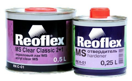 Лак автомобильный Reoflex 2+1 MS 1л+0,5л