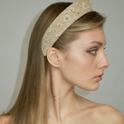 Кокошник S с прозрачными ромашками