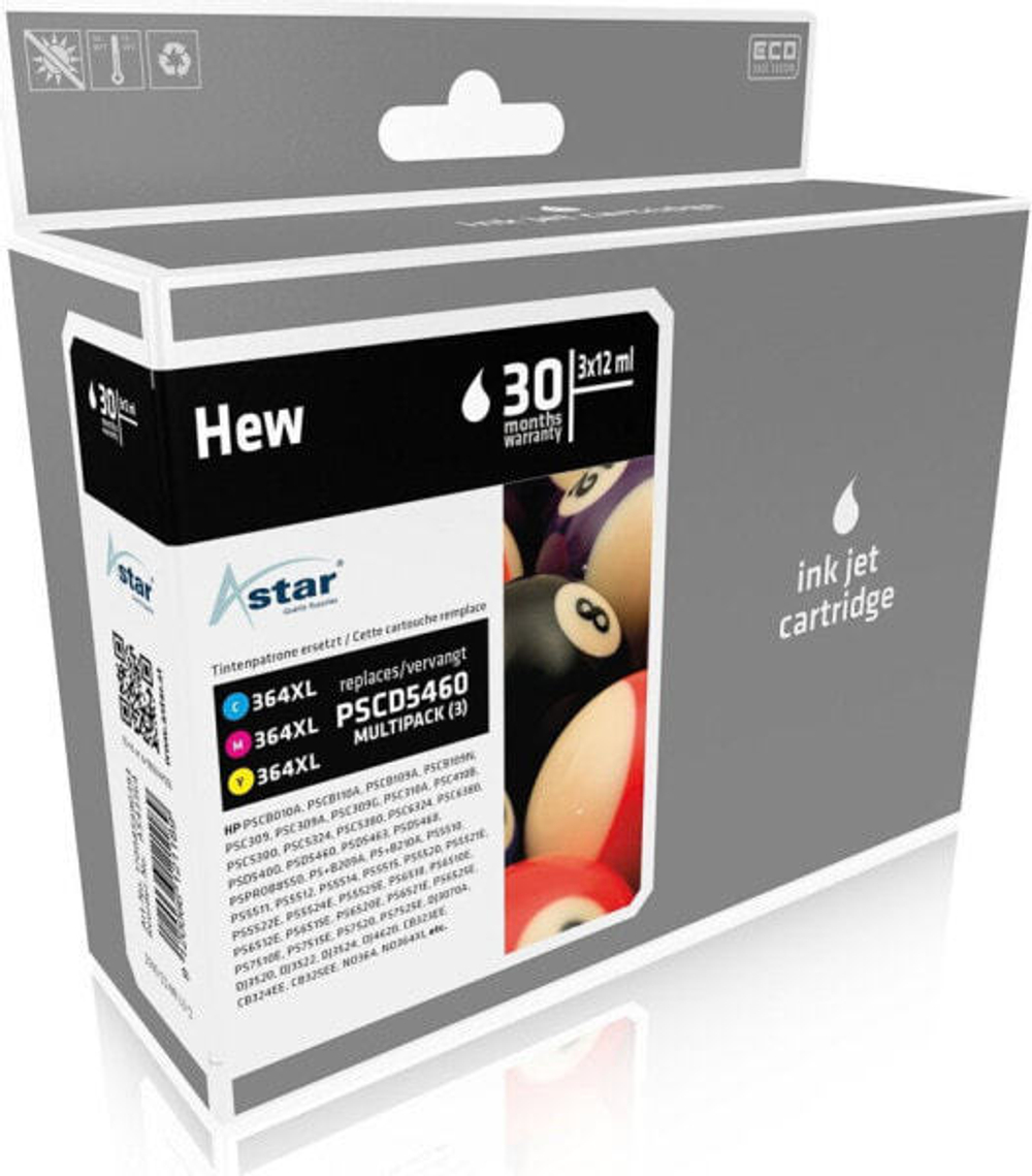 Картридж струйный Multi pack Astar AS43364