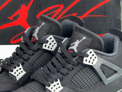 Air Jordan 4 SE Black Canvas