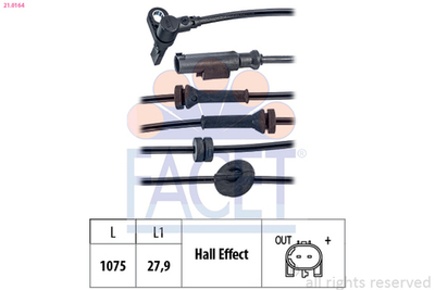 FACET - 210164-FAC - Sensor, wheel speed