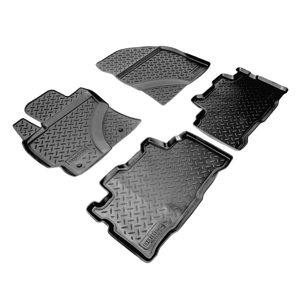 Ковры в салон Norplast/Unidec для Toyota Verso в кузове AR2 (2009-), Черный, арт.NPL-Po-88-80