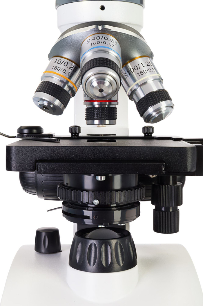 Микроскоп Levenhuk Discovery Atto Polar с книгой Невидимый мир