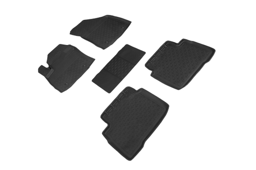 Резиновые коврики с высоким бортом для Geely Tugella 2020-н.в. Seintex.97879