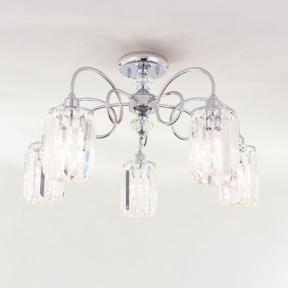 Citilux Синди CL330151 Люстра хрустальная Хром