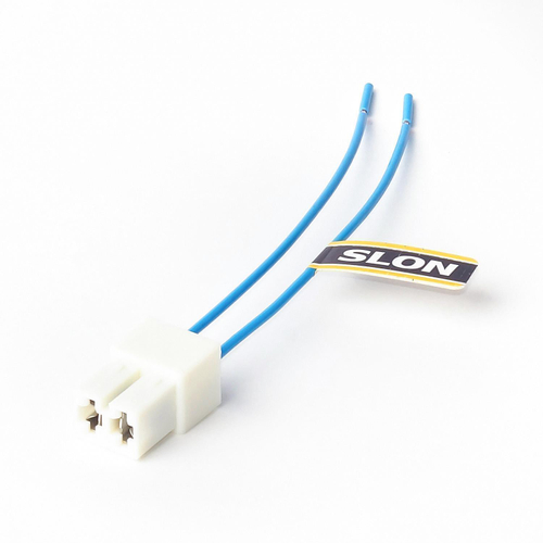 Колодка с проводом разъем мама 2х-контактная 6,3