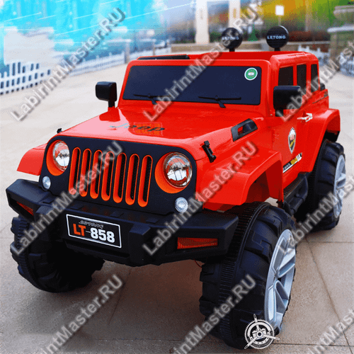 Детский электромобиль "Jeep LT-858 красный"