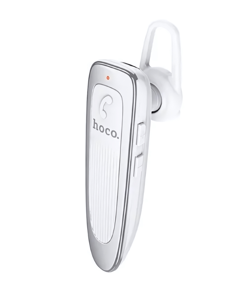 Bluetooth - гарнитура HOCO E60 mono, BT5.0, 150mAh White