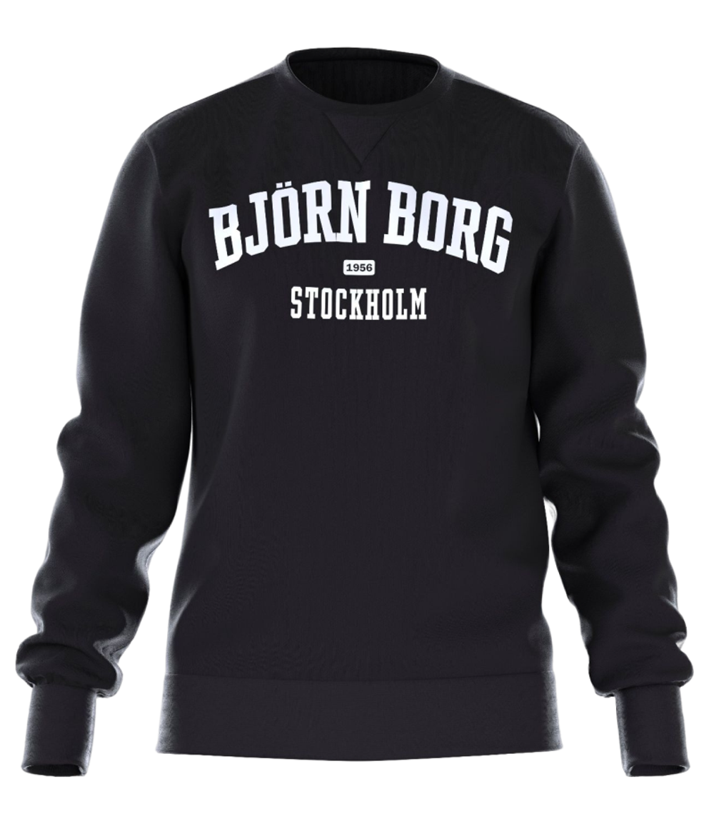 Куртка теннисная Bj_rn Borg Essential Crew - Black