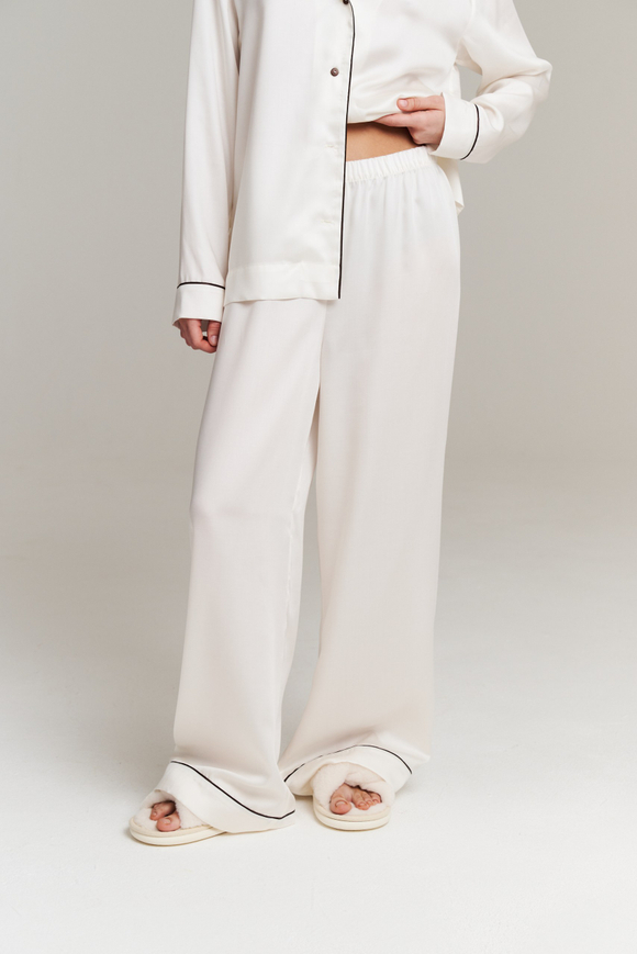 Пижамные брюки с кантом из тенселя