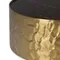 Кофейный столик Mercury Ø80х37 см, золотистый металл, черная керамика