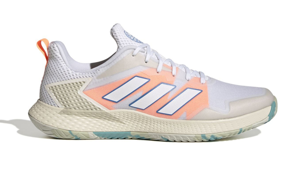 Мужские кроссовки теннисные Adidas Defiant Speed M - cloud white/cloud white/pulse blue