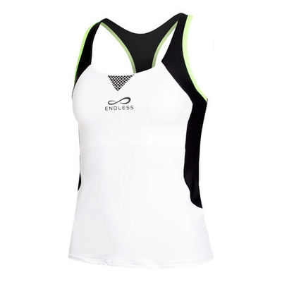 Женская теннисная майка Endless Starlett Tank Top Women - White, Black