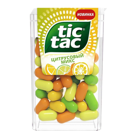 Tic tac цитрусовый микс 16 гр