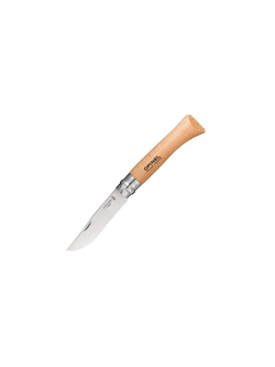 Нож Opinel №10, нержавеющая сталь, рукоять из бука, блистер, 001255