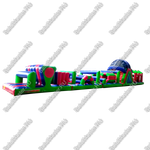 Коммерческая надувная полоса препятствий "Азарт" 25*3,5*4,5 м