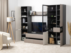 Гостиная Сидней Капучино/Черный