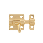 Шпингалет мебельный металлический SPD40х30 GP золото