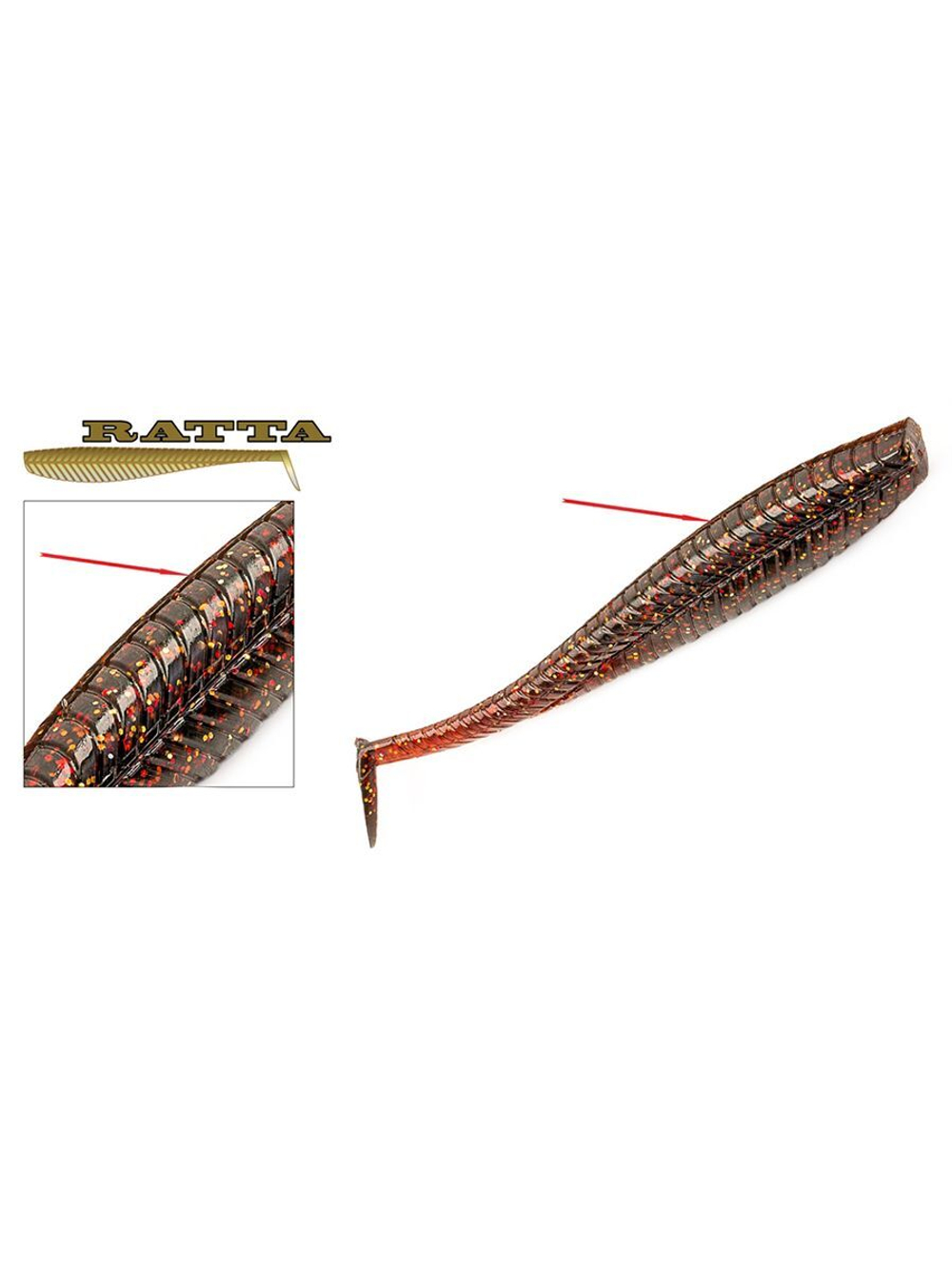 Виброхвост Ratta,2.25'',57,2мм,2гр,цвет 435,8 шт/уп.