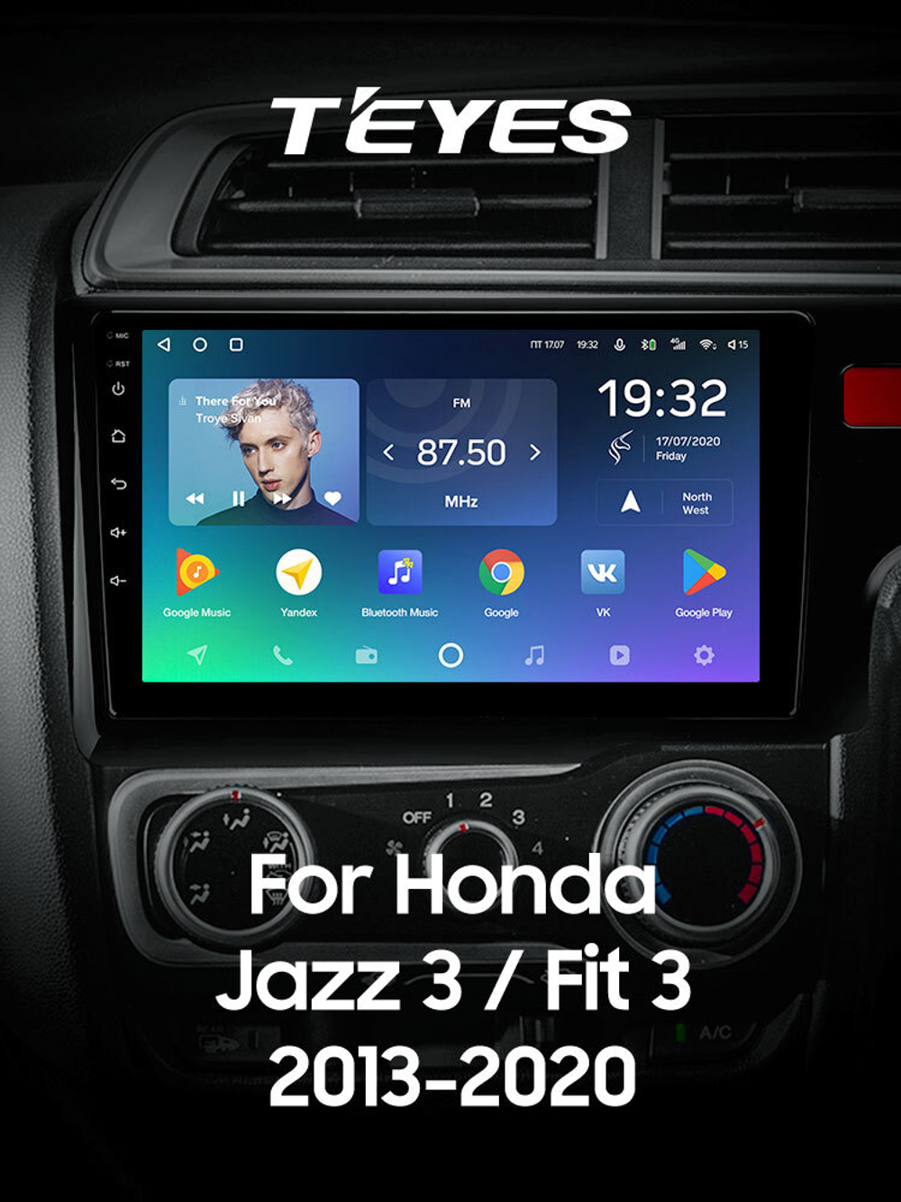 Teyes SPRO Plus 9" для Honda Fit, Jazz 3 2013-2020