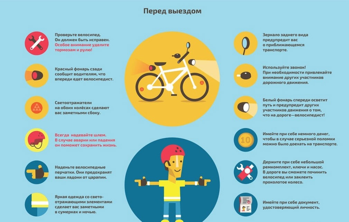 Советы по безопасному вождению электровелосипеда