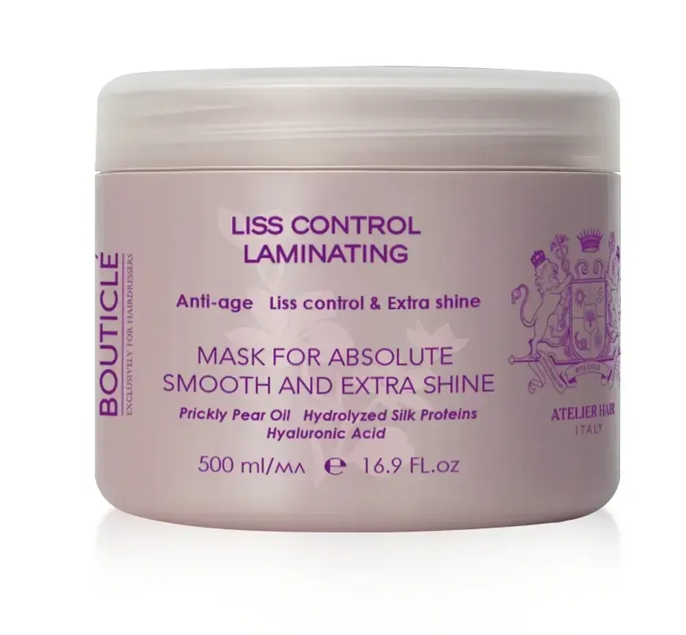 Разглаживающая ламинирующая маска - Bouticle Liss control laminating mask 500 мл Разглаживающая ламинирующая маска - Bouticle Liss control laminating mask 500 мл
