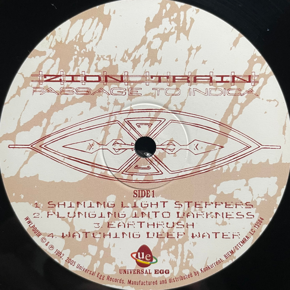 Zion Train ‎– Passage To Indica 2LP (Англия 2005г.)