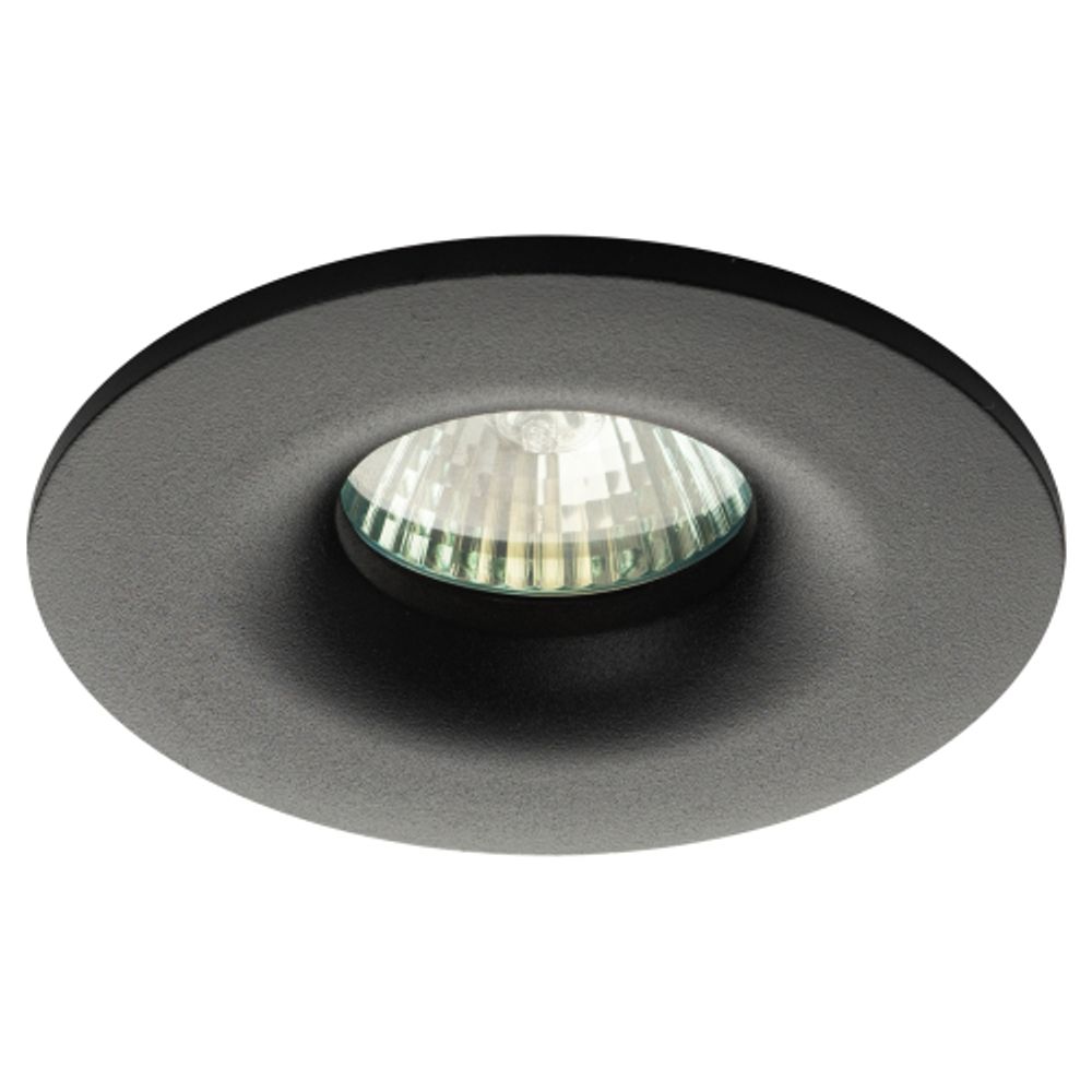 Светильник встраиваемый алюминиевый ЭРА KL105 BK под лампу MR16 GU5.3 черный | Алюминиевые встраиваемые светильники
