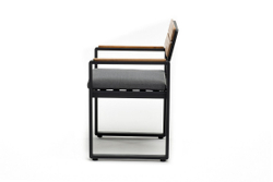 Обеденный стул из алюминия TOPA