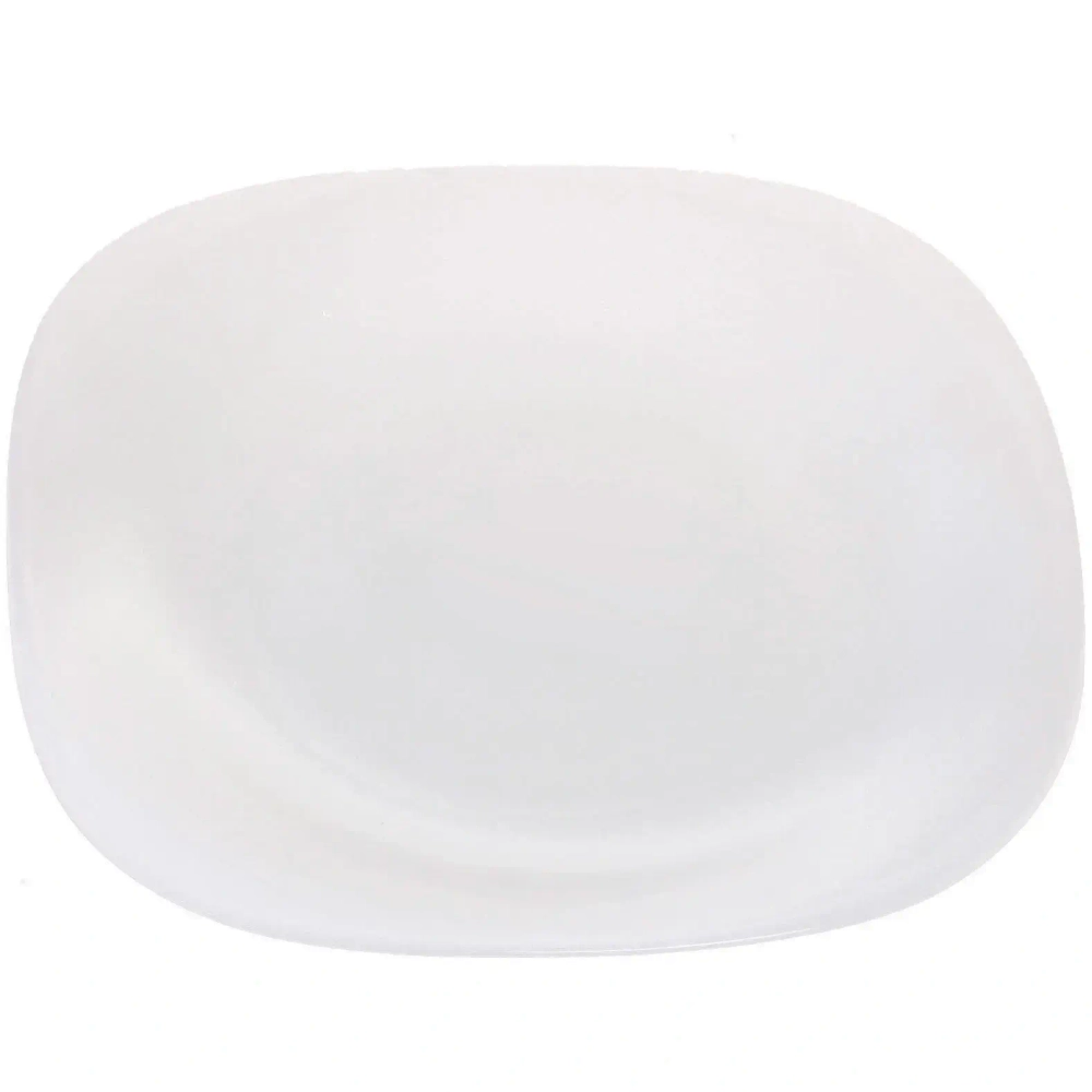 Тарелка «White magic» 19,5*19,5см стеклокерамика мягкий квадрат