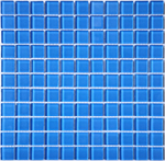 Мозаика стеклянная Royal blue/Королевский синий (25х25) 300х300х4 мм (шт)